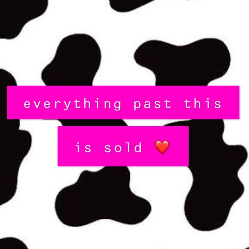 Everything past this is sold ❤️